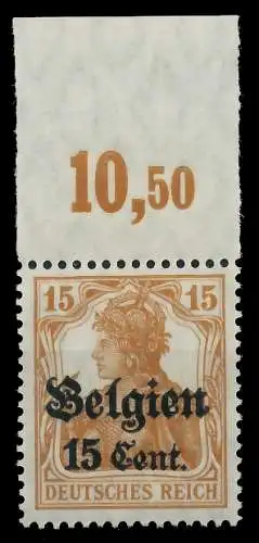 BES. 1WK LANDESPOST BELGIEN Nr 15I POR postfrisch ORA 434FCE