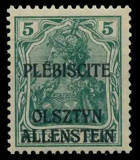 ALLENSTEIN Nr 1 postfrisch 45314A