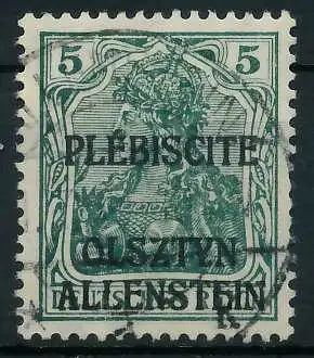 ALLENSTEIN Nr 1 zentrisch gestempelt 453192