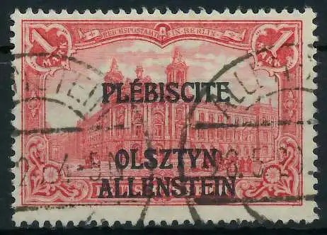 ALLENSTEIN Nr 10 gestempelt 45342E