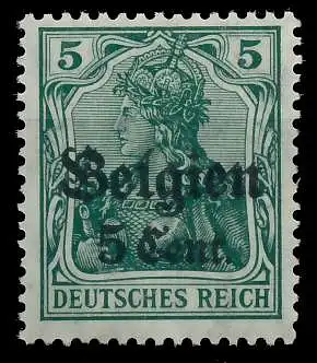 BES. 1WK LANDESPOST BELGIEN Nr 12Ib postfrisch 45A6FA