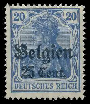 BES. 1WK LANDESPOST BELGIEN Nr 18b postfrisch 45A7C6