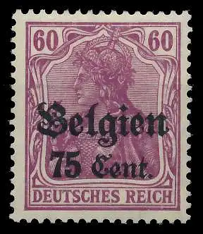 BES. 1WK LANDESPOST BELGIEN Nr 21b ungebraucht 45A87A