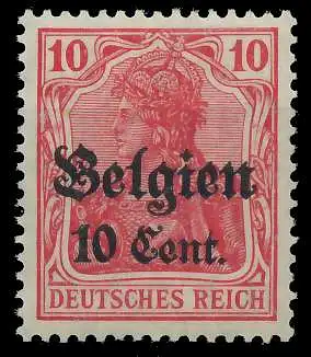 BES. 1WK LANDESPOST BELGIEN Nr 14cII postfrisch 45A95A