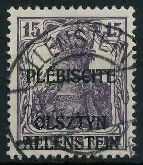 ALLENSTEIN Nr 3 gestempelt 462DCA