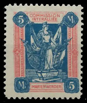 MARIENWERDER Nr 14 mWZ ungebraucht 46329A