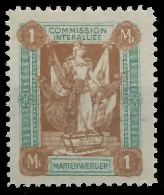 MARIENWERDER Nr 11 mWZ ungebraucht 4632D2