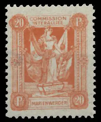 MARIENWERDER Nr 4 mWZ postfrisch 4632EA