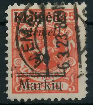 MEMEL 1923 Nr 131 gestempelt gepr. 478922