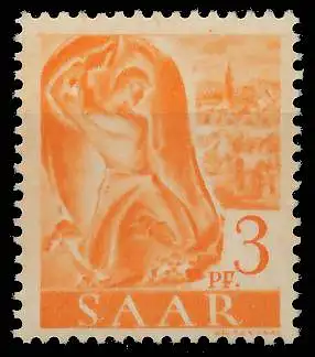 SAARLAND 1947 Nr 207Z postfrisch S01F96E