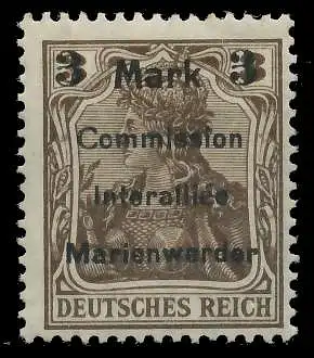 MARIENWERDER Nr 24AIIIb ungebraucht gepr. 49A906