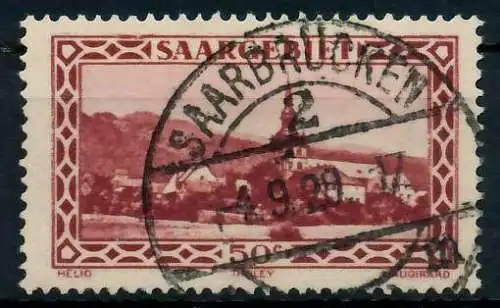 SAARGEBIET 1926 Nr 114 zentrisch gestempelt 7B2216