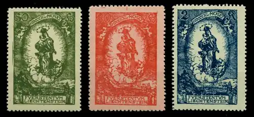 LIECHTENSTEIN 1920 Nr 40-42 postfrisch 6FBDF2