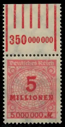 DEUTSCHES REICH 1923 INFLA Nr 317AW OR 1-5-1 postfrisch 52C0DA