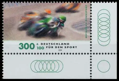 BRD BUND 1999 Nr 2034 postfrisch ECKE-URE 5529EA