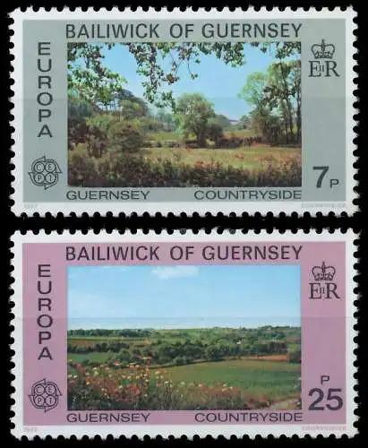 GUERNSEY 1977 Nr 147-148 postfrisch S17737A