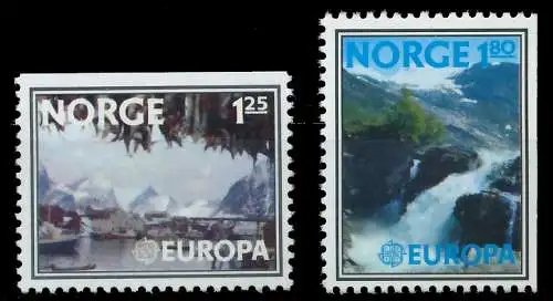 NORWEGEN 1977 Nr 742Do-743Dr postfrisch 55D16E