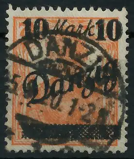 DANZIG 1920 Nr 31I zentrisch gestempelt gepr. 5605C6