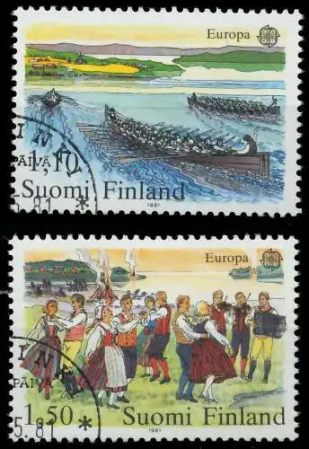 FINNLAND 1981 Nr 881-882 gestempelt 5A014A