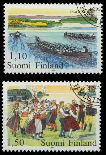 FINNLAND 1981 Nr 881-882 gestempelt 5A0176