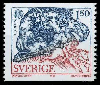 SCHWEDEN 1981 Nr 1141 postfrisch S1D7B5A