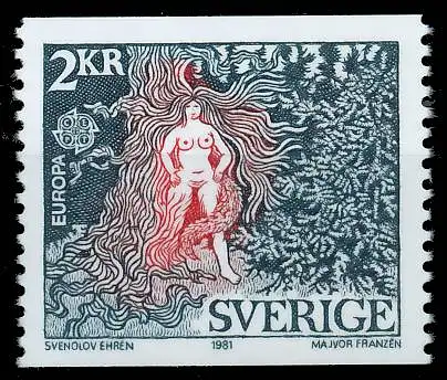 SCHWEDEN 1981 Nr 1142 postfrisch 5AA0EA