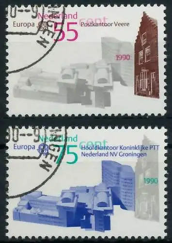 NIEDERLANDE 1990 Nr 1386-1387 gestempelt 5D2D52