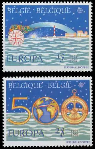 BELGIEN 1992 Nr 2506-2507 postfrisch S20701E