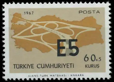 TÜRKEI 1967 Nr 2058 postfrisch S20E44A
