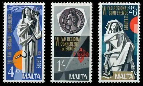 MALTA 1968 Nr 383-385 postfrisch S20E552