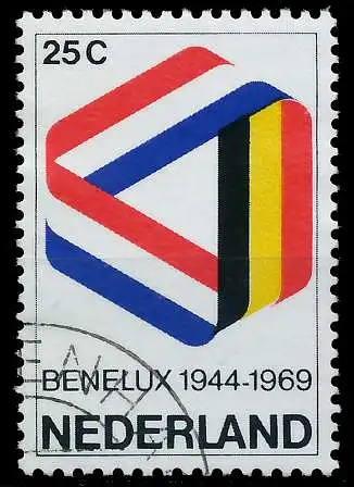 NIEDERLANDE 1969 Nr 926 gestempelt 5E4B4E