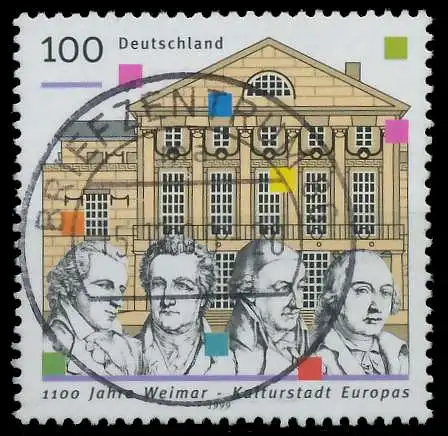 BRD BUND 1999 Nr 2028II zentrisch gestempelt 60B09E