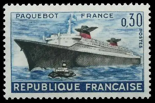 FRANKREICH 1962 Nr 1378 postfrisch 62D2BA