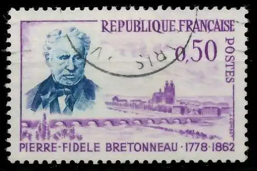 FRANKREICH 1962 Nr 1381 gestempelt 62D316