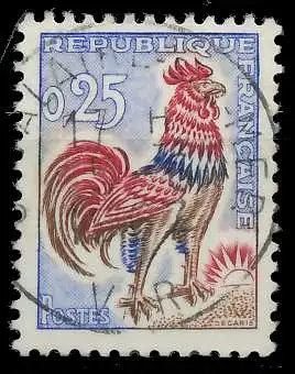 FRANKREICH 1962 Nr 1384x gestempelt 62D362