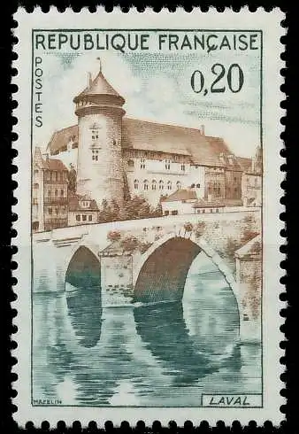 FRANKREICH 1962 Nr 1383 postfrisch 62D33A