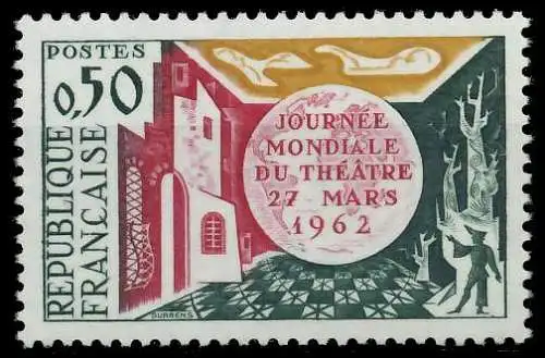 FRANKREICH 1962 Nr 1387 postfrisch 62D3B6