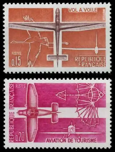 FRANKREICH 1962 Nr 1394-1395 postfrisch S263DC2