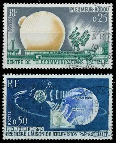 FRANKREICH 1962 Nr 1413-1414 gestempelt 62D5F2