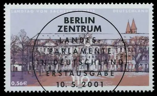 BRD BUND 2001 Nr 2184 ESST zentrisch gestempelt 636D4E