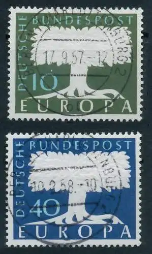 BRD BUND 1957 Nr 268-269 zentrisch gestempelt 64268E