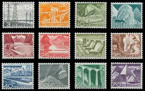 SCHWEIZ 1949 Nr 529-540 postfrisch 657ABE