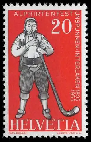 SCHWEIZ 1955 Nr 609 postfrisch 679246