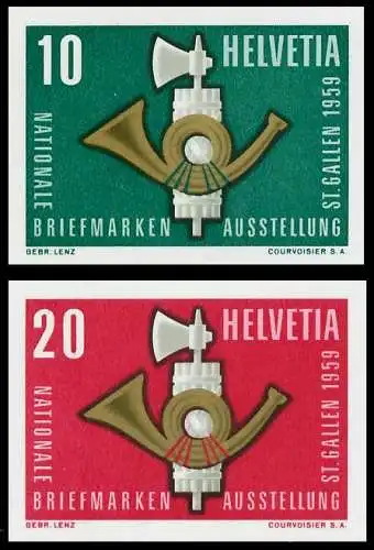 SCHWEIZ 1959 Nr 672-673 postfrisch 679262