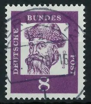 BRD BUND DS BED. DEUTSCHE Nr 349y zentrisch gestempelt 69B4C2