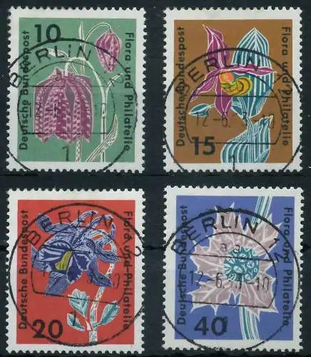 BRD BUND 1963 Nr 392-395 zentrisch gestempelt 69B55E