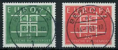 BRD BUND 1963 Nr 406-407 zentrisch gestempelt 69B57E