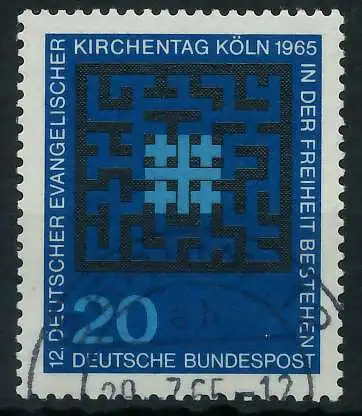 BRD BUND 1965 Nr 480 gestempelt 69B62A