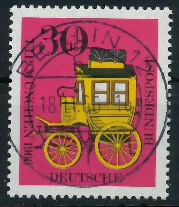 BRD BUND 1966 Nr 516 zentrisch gestempelt 69B646