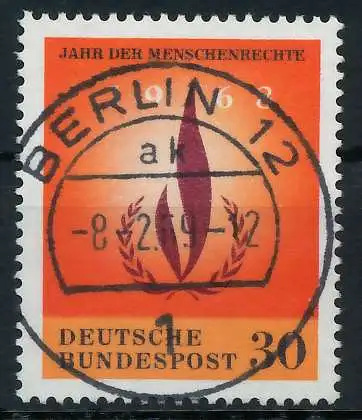 BRD BUND 1968 Nr 575 zentrisch gestempelt 69B6F2